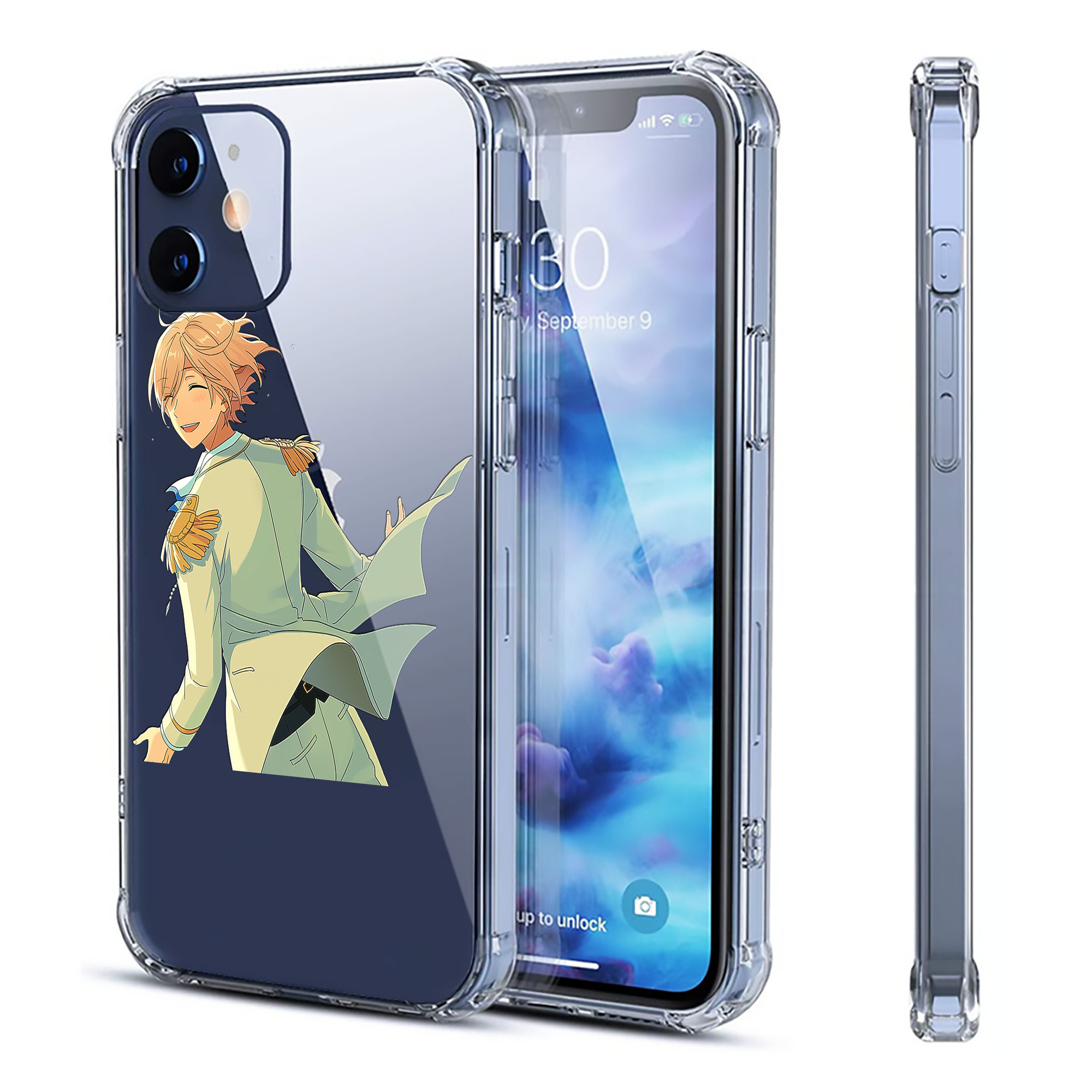 （画像用） あんさんぶるスターズ! Ensemble Stars 【iPhone 12シリーズ対応】透明スマホケース（クリアソフトケース）